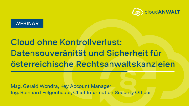 Cloud ohne Kontrollverlust